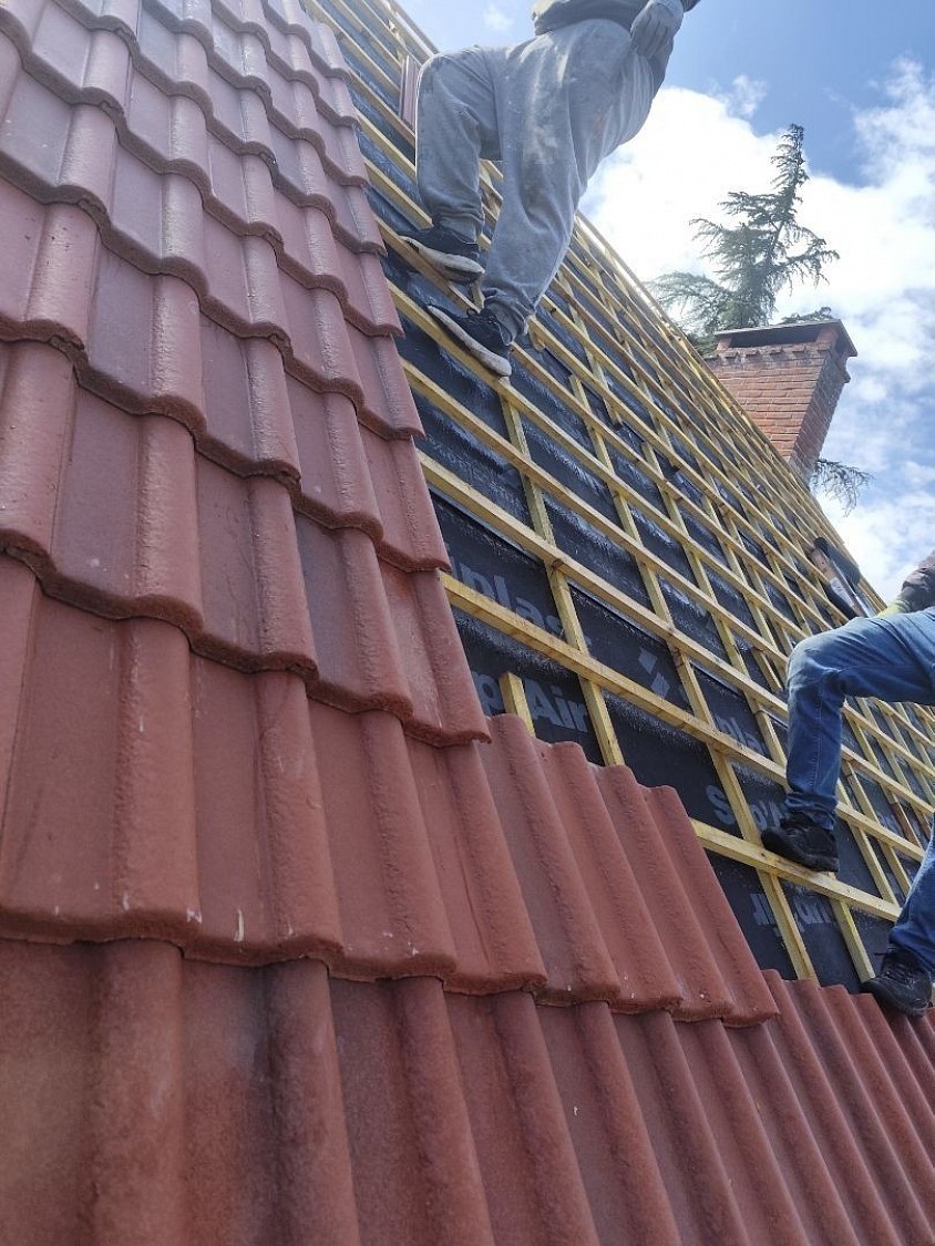 Tuiles redland béton